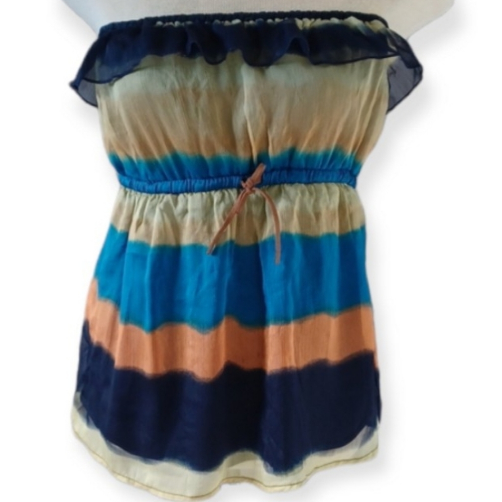 Tube top multi color Size L
